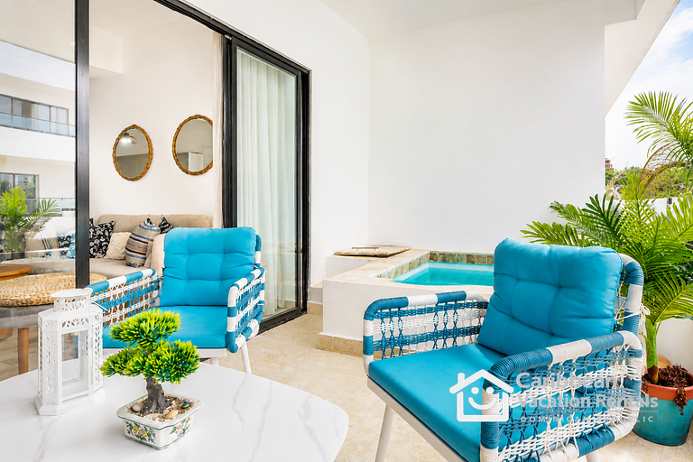 ONA | Terraza con Picuzzi & Playa