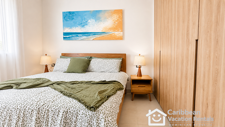 Bedroom | 2Bed Pool View | Up to 6 Guests