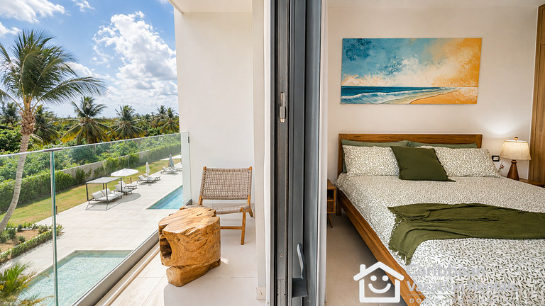 Bedroom | 2Bed Pool View | Up to 6 Guests