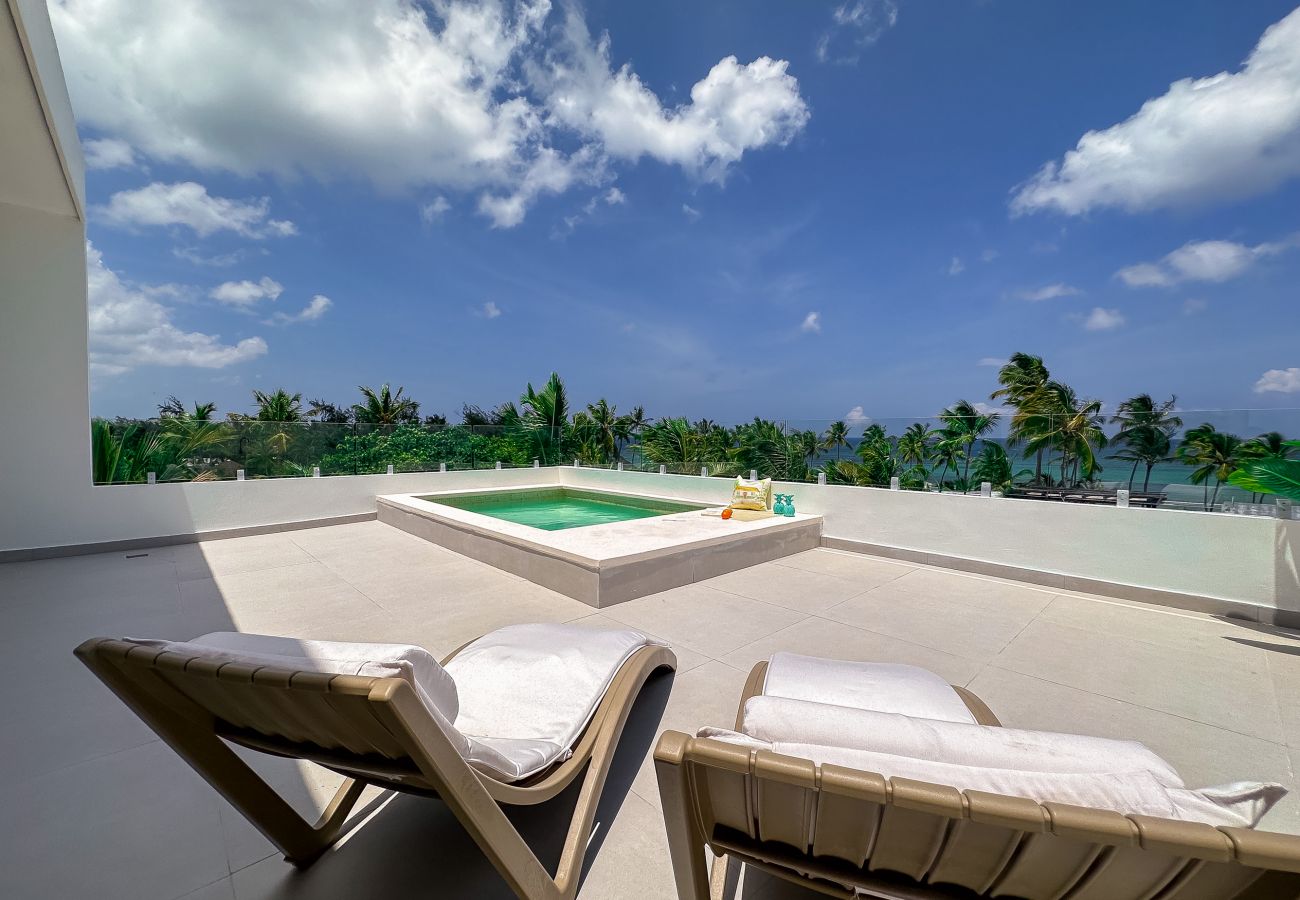 Apartment in Bávaro - Gorgeous ocean views penthouse with private picuzz