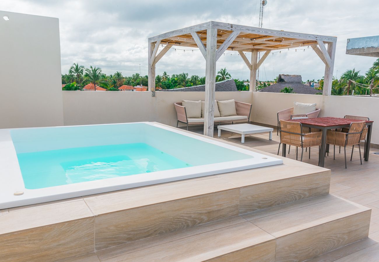 Apartment in Bávaro - Gorgeous Spectacular Penthouse steps from the beac