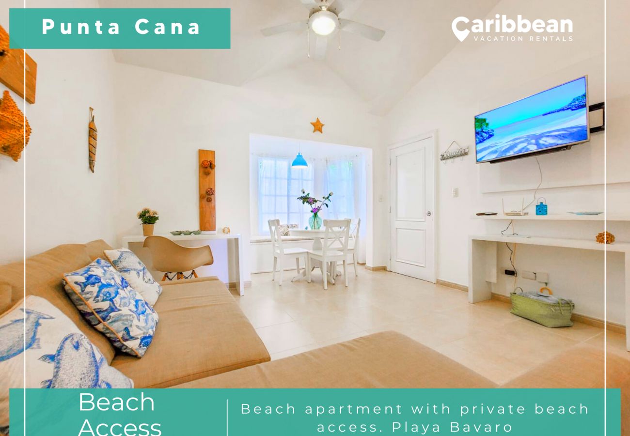 Apartment in Bávaro - Beach apartment with private beach access. Playa B