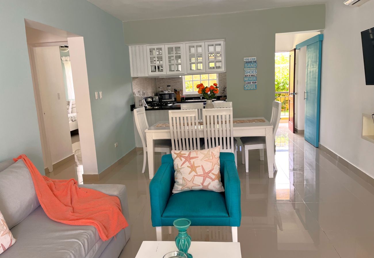 Apartment in Bávaro - Cozy Apartment ideal families. C104. PLAYA BAVARO.