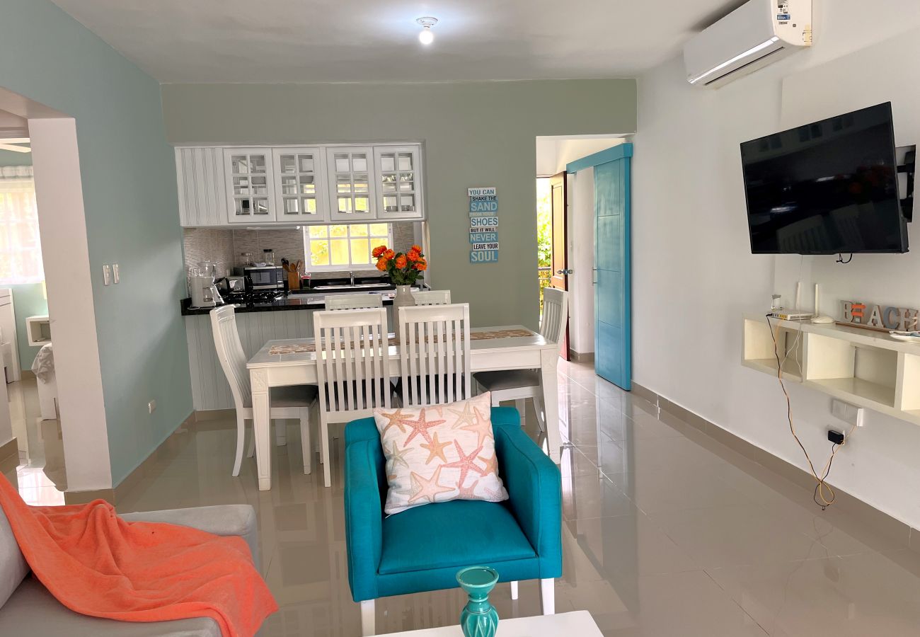 Apartment in Bávaro - Cozy Apartment ideal families. C104. PLAYA BAVARO.