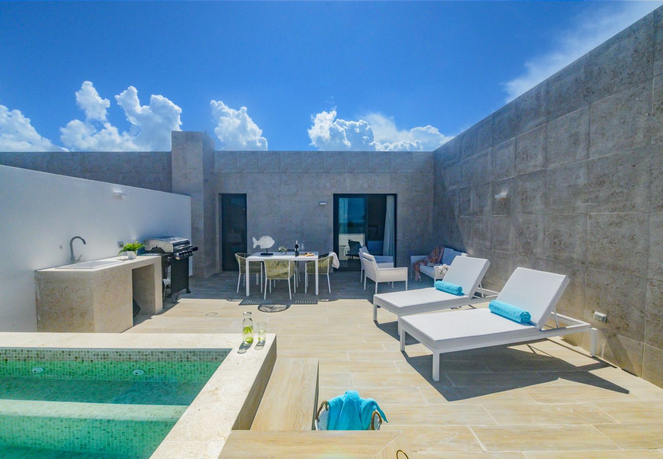 Apartment in Bávaro - Terrific roof terrace with private picuzzi and BBQ