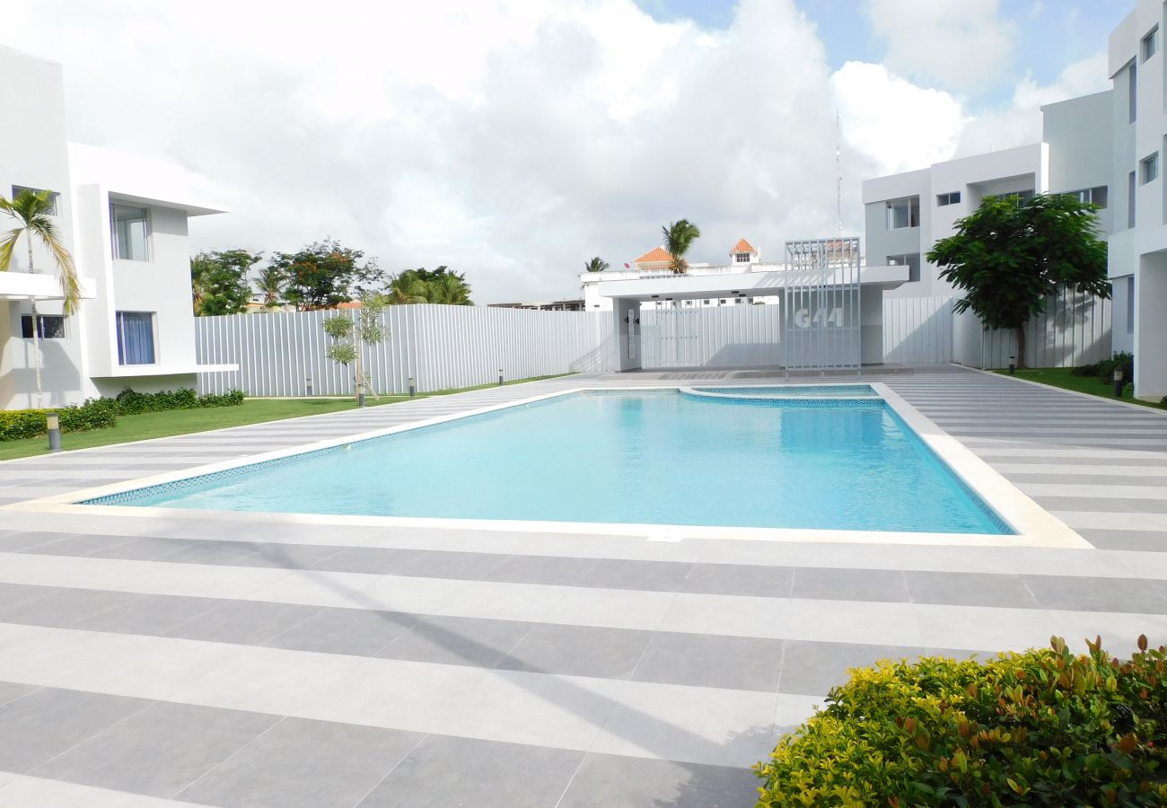 Apartment in Bávaro - New apartment with shared pool in Playa Bavaro.