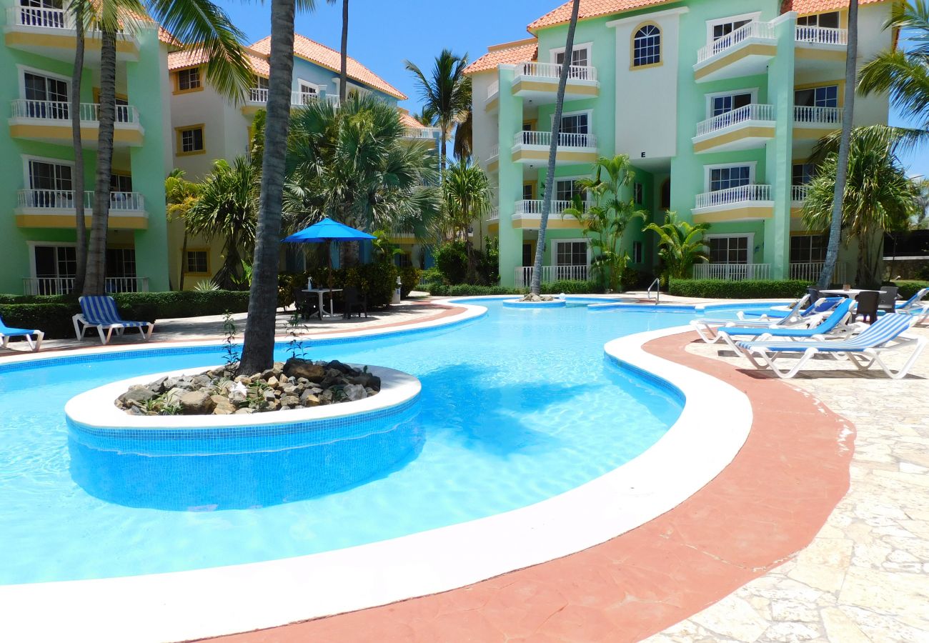 Apartment in Bávaro - Quiet and well-kept apartment garden views. Playa
